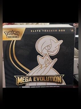 Pokemon Mega Evolution Elite Trainer Box Black and Gold